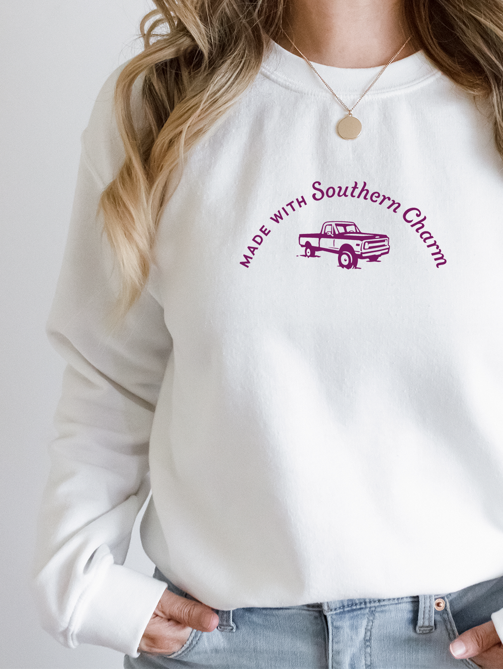 Southern Charm Farmhouse Cowboy Shirt/ T Shirts/ Sweatshirt/ Tank Tops/ Sports Shirt Small / White / Sweatshirt